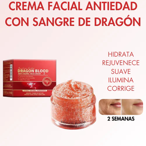 Crema Facial Anti-Edad Edición Limitada - Extracto de Sangre de Dragón - BeYourGlam®