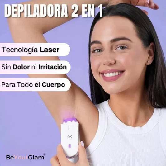 Depiladora Eléctrica y Portátil Revolucionaria 2025 - BeYourGlam®