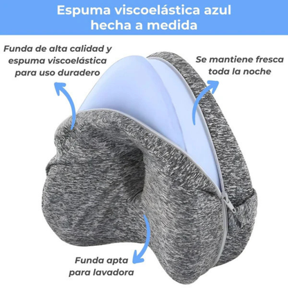 Almohada Ortopédica para Rodillas CerviLux™ + Funda Gratis
